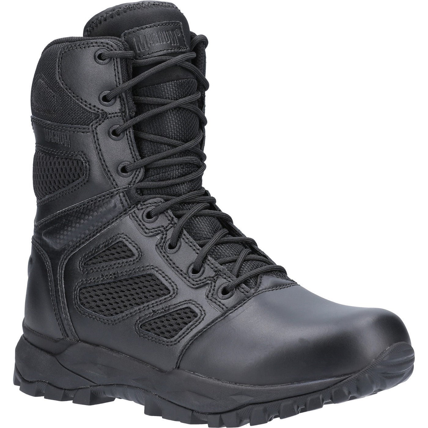 Unisex Magnum Black Elite Spider X 8.0 Side-Zip Uniform Boots – Magnum ...